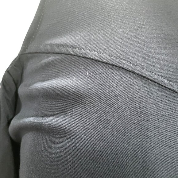 Eloquii Navy Blue Cold Shoulder Dress Size 16 Ruffle Sleeve Flowy Boho Chic - Picture 5 of 8